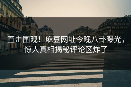 直击围观！麻豆网址今晚八卦曝光，惊人真相揭秘评论区炸了